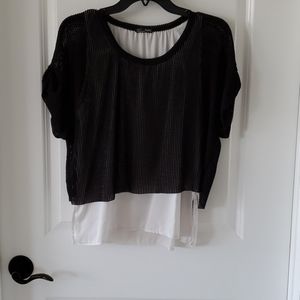 Zara black blouse